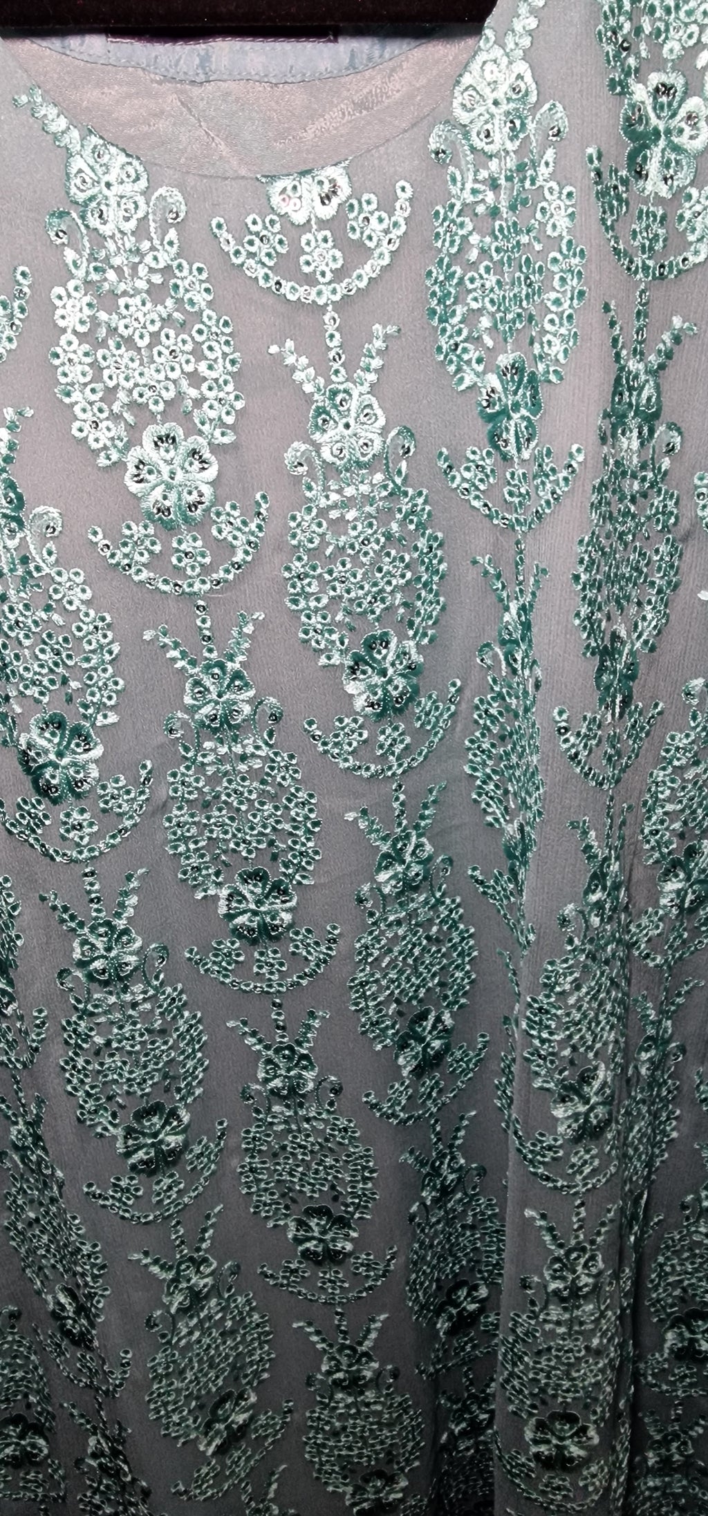 Chiffon 3 peice suit- SKY Blue