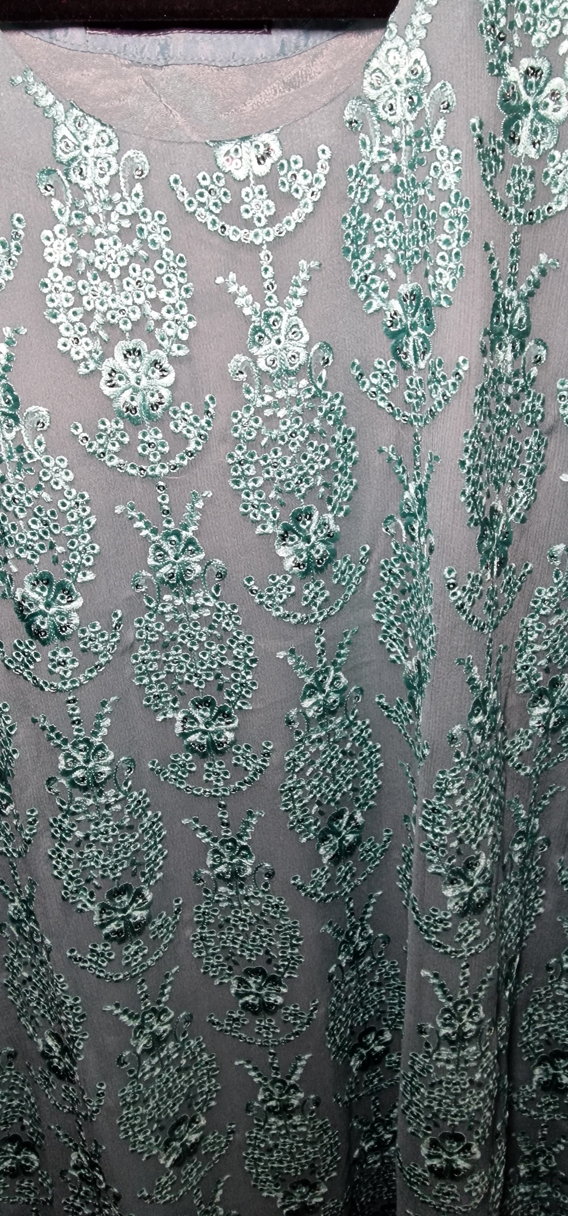 Chiffon 3 peice suit- SKY Blue