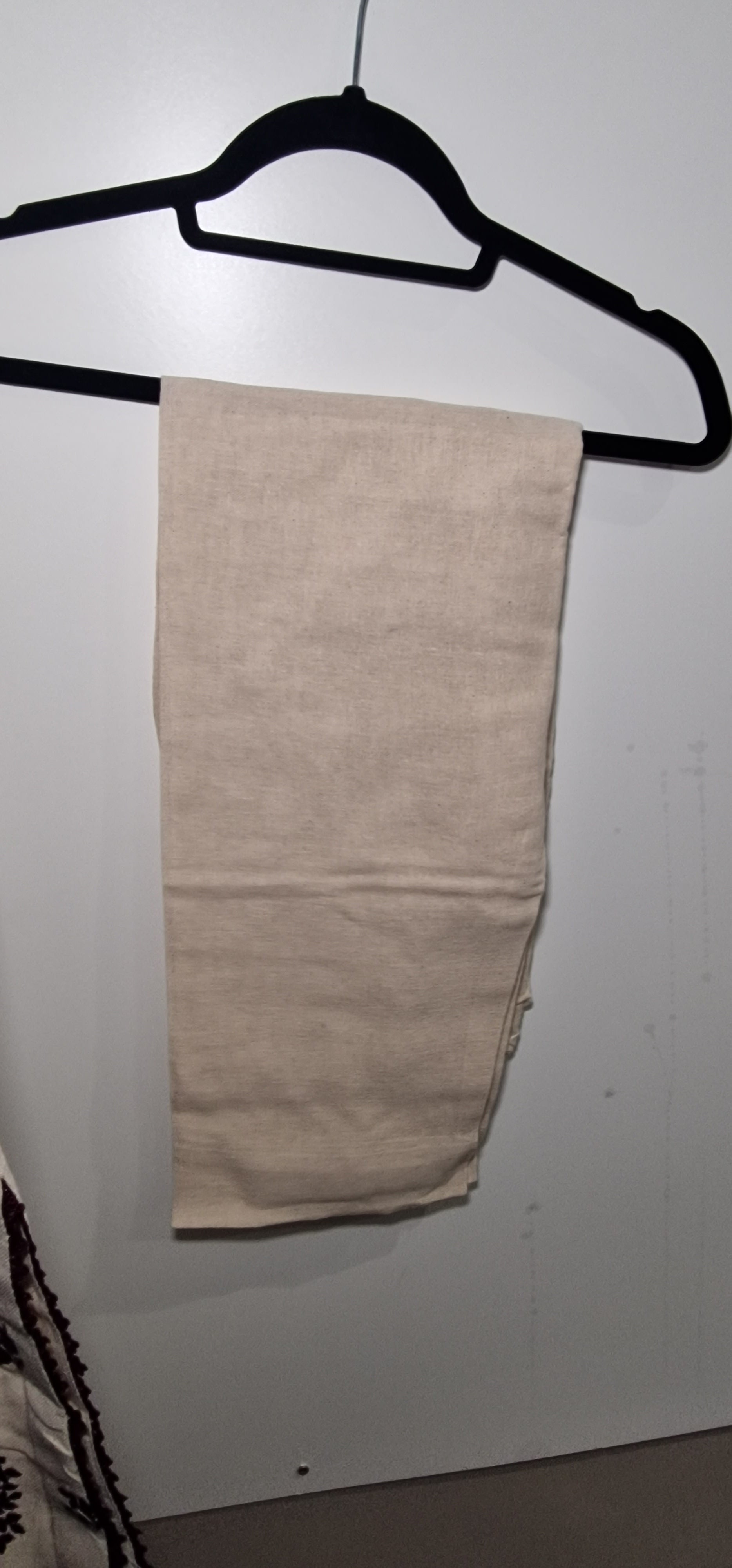 Karandi 3 peice suit - Cream with Purple Embroidery