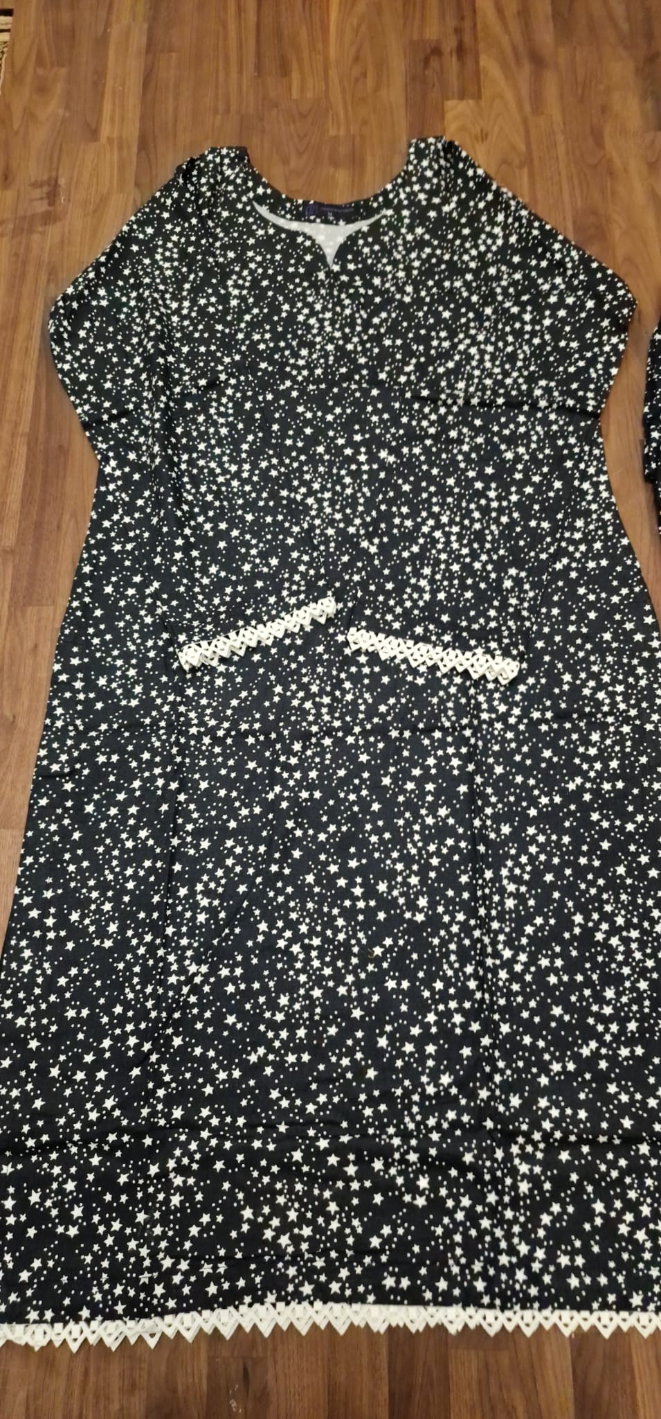 Marina Suit - Black and white suit with star design