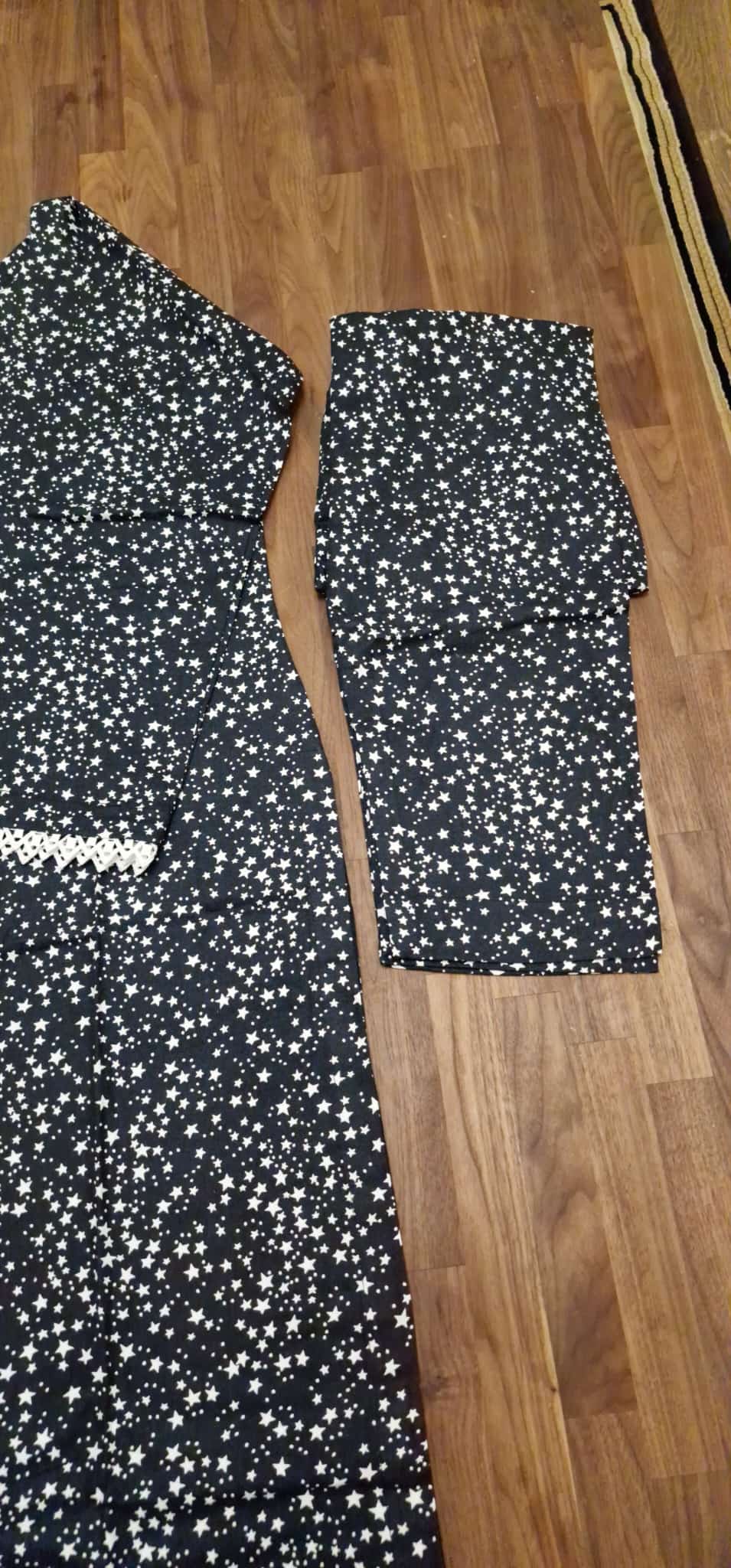 Marina Suit - Black and white suit with star design