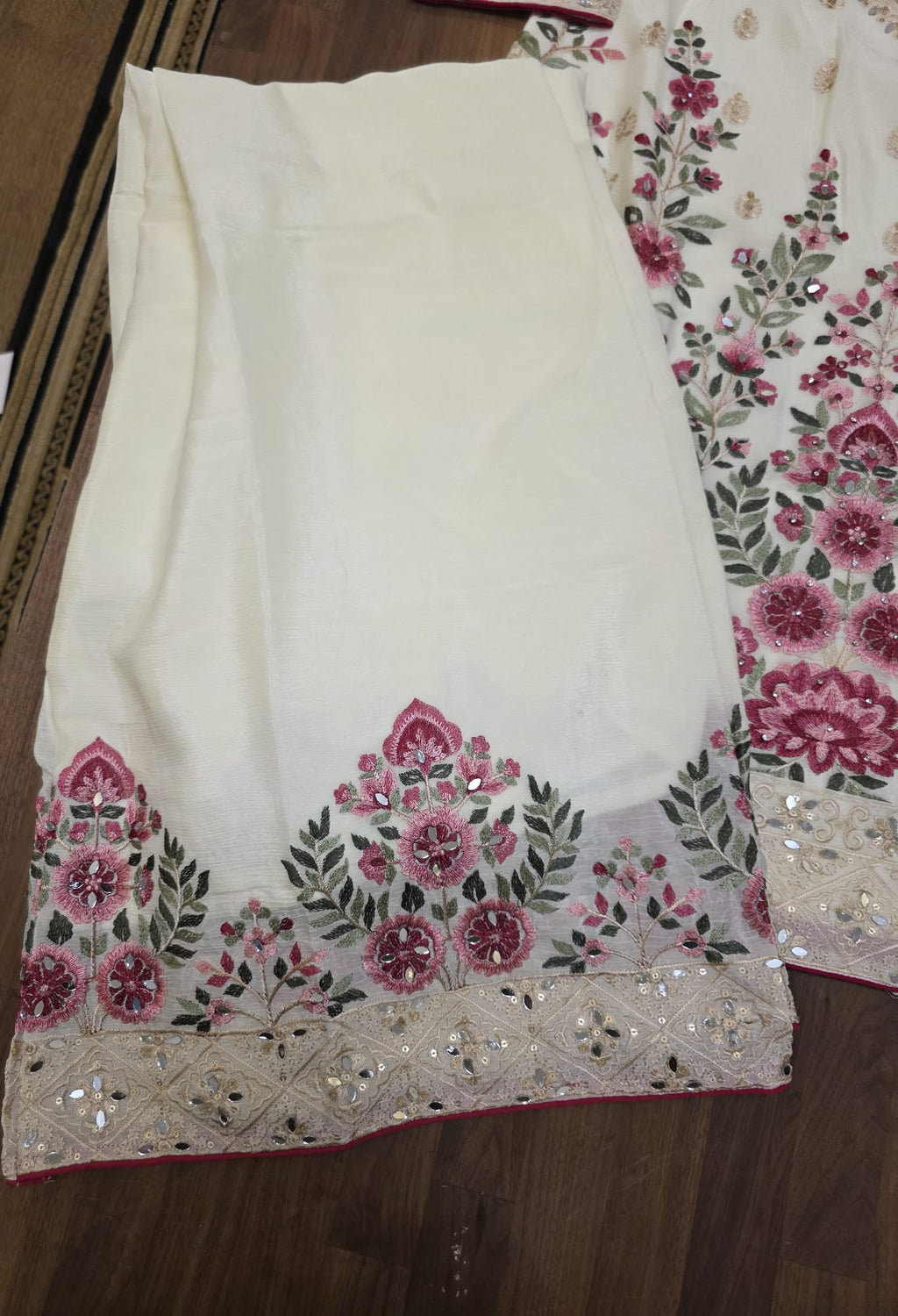 Mirror Work 3 peice palazzo suit