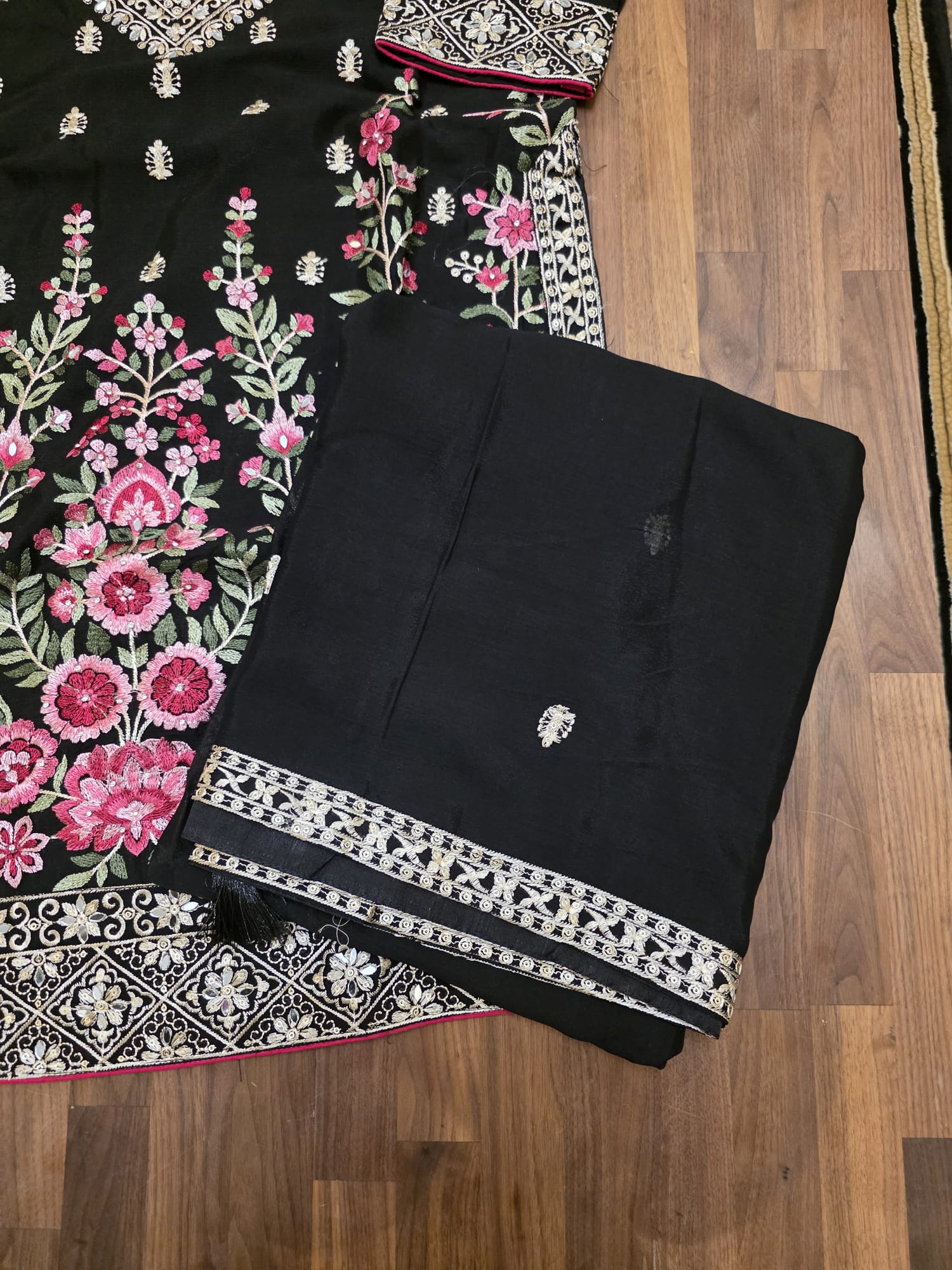 Mirror Work 3 peice palazzo suit