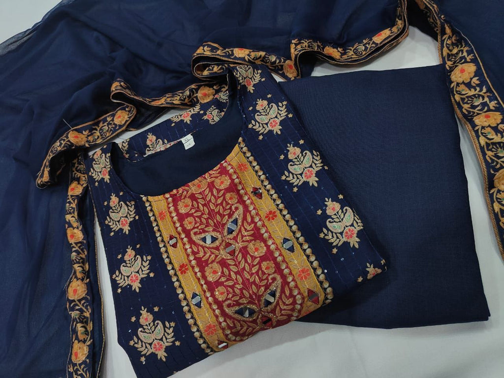 Blue Maslin Sequence and Mirror Suit