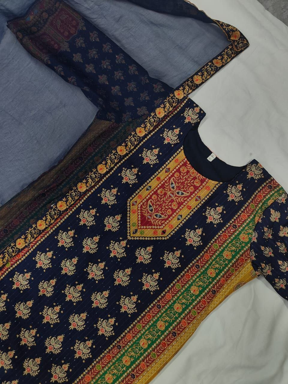 Blue Maslin Sequence and Mirror Suit